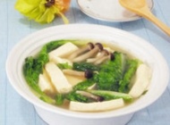 鸡汤豆腐小白菜，补充营养素